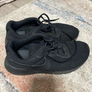 Black Nike sneakers